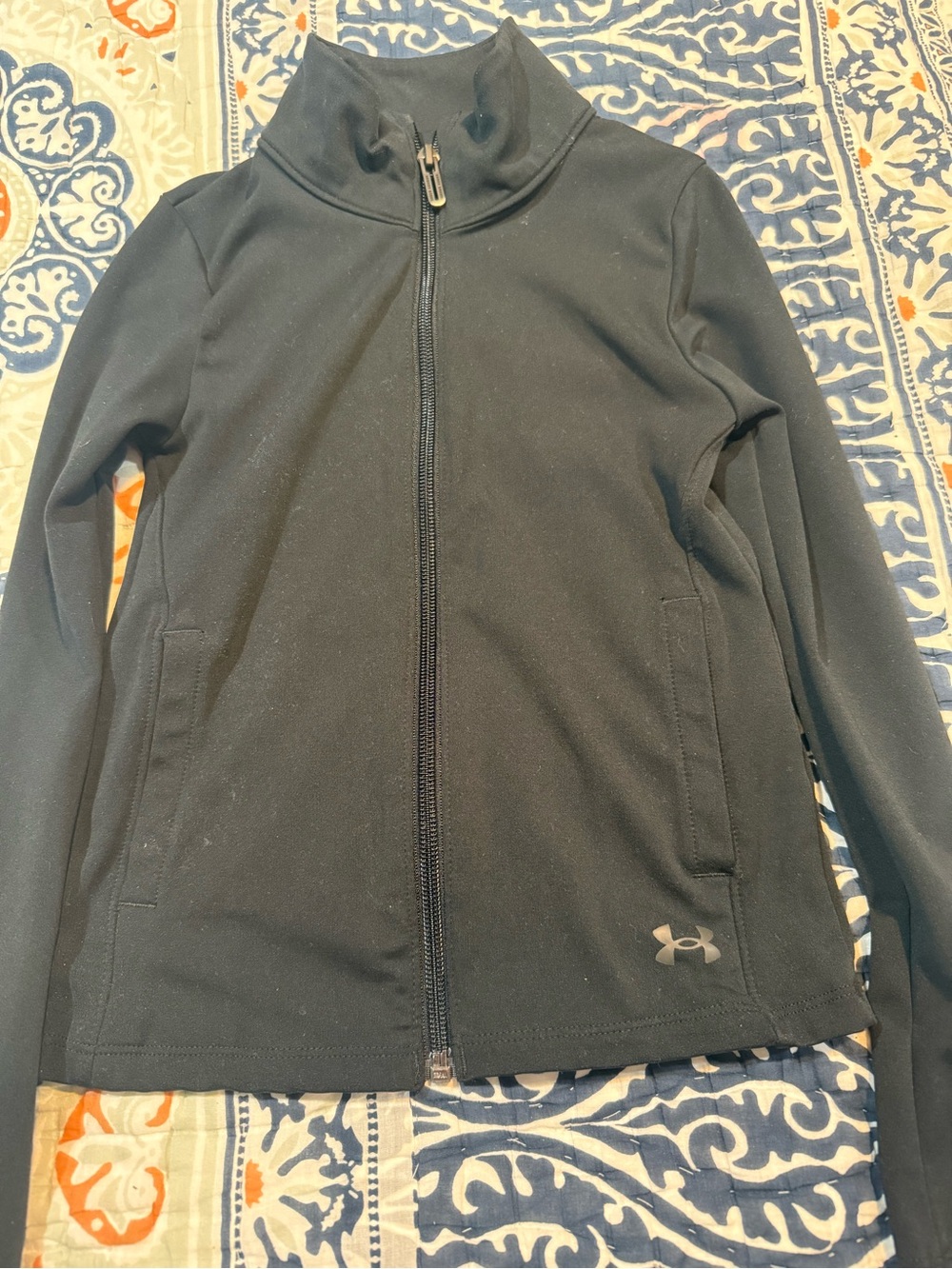 Under Armour girls black Full-Zip Jacket